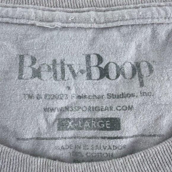 Betty Boop Yellowstone Ranch Graphic Tee X-Large White Cotton 5931 - Picture 3 of 8